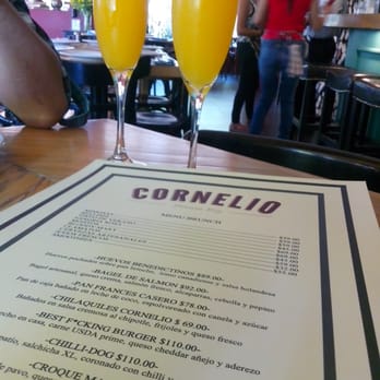 Cornelio - Mimosas! Deliciosad con jugo fresco para empezar bien el día - Italian Near Me - Guadalajara, JAL