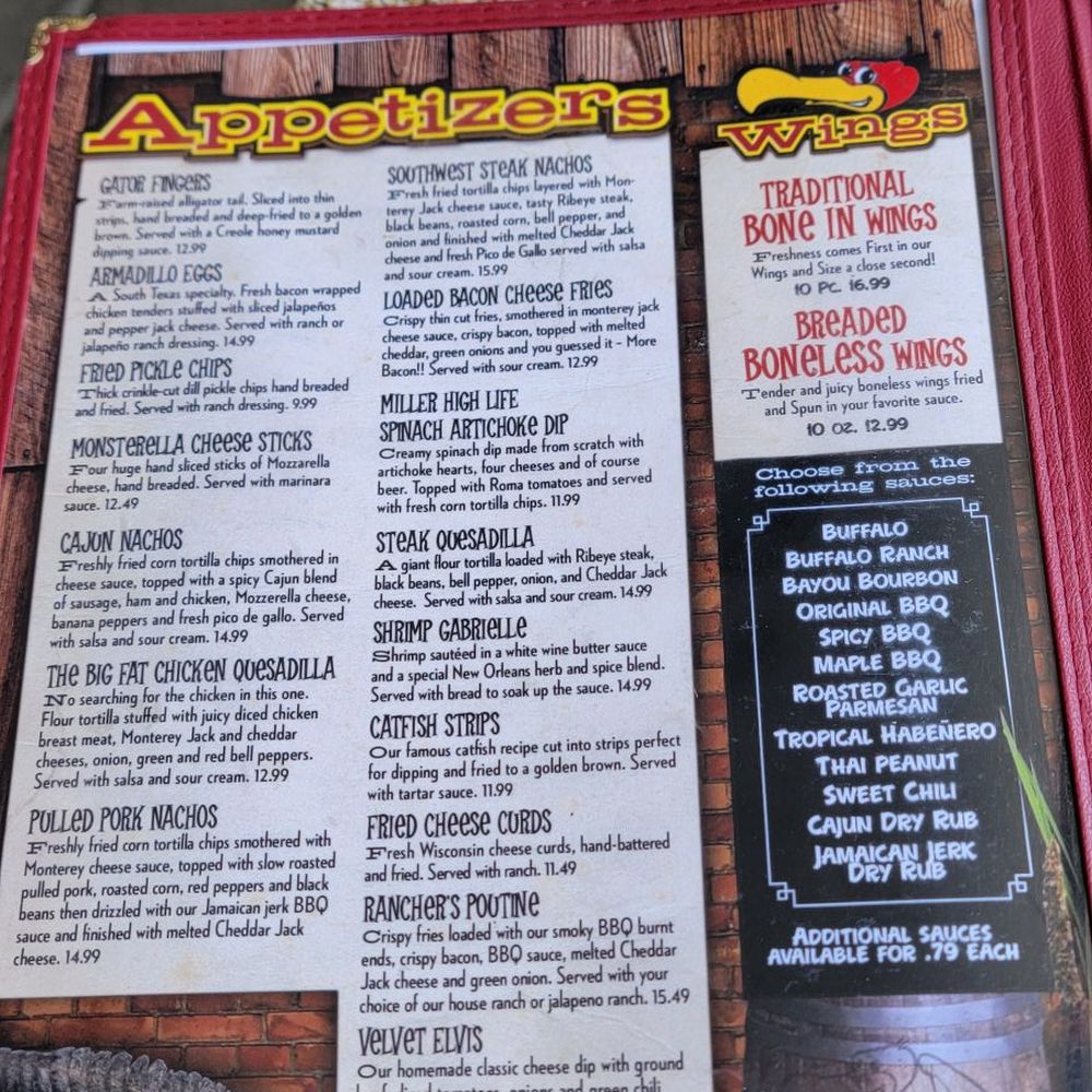 Buzzard Billy's - Appetisers - Cajun/Creole Near Me - Lincoln, Nebraska Buzzard Billy's - Appetisers - Cajun/Creole Near Me - Lincoln, Nebraska