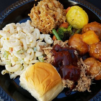 Islanders Luau - Delicious grilled chicken, pulled pork, meatballs, Hawaiian rice and macaroni salad!! - Caterers Near Me - Riverside, California Islanders Luau - Delicious grilled chicken, pulled pork, meatballs, Hawaiian rice and macaroni salad!! - Caterers Near Me - Riverside, California