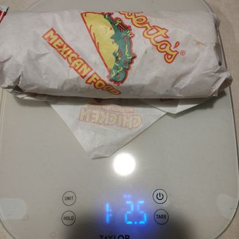 Filiberto's Mexican Food - 1.2 lbs carne asada burrito - Mexican Near Me - Apache Junction, Arizona
