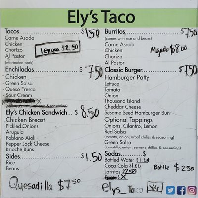Menu photo 7 Ely’s Taco Costa Mesa, CA Menu photo 7 Ely’s Taco Costa Mesa, CA