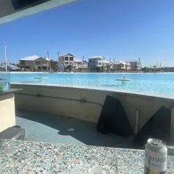 Crystal Lagoon - The view from the swim up bar across to the nearest houses