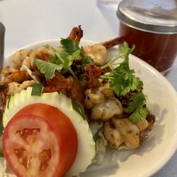 Nopagow Thai Restaurant - Crispy Fried Pepper & Garlic Specialty w/Shrimp