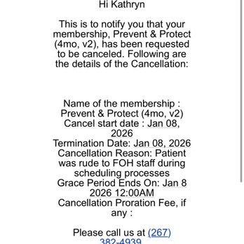 Skin Laundry - Rittenhouse Philly - The confirmation where it says my membership canceled because I was "rude". No. I did that myself because Jazmine is rude. - Skin Care Near Me - Philadelphia, Pennsylvania Skin Laundry - Rittenhouse Philly - The confirmation where it says my membership canceled because I was "rude". No. I did that myself because Jazmine is rude. - Skin Care Near Me - Philadelphia, Pennsylvania