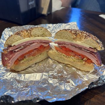 Elite Experience: Reno Tahoe Bagel Co. - Italian on Everything bagel - Yelp Events Near Me - Reno, Nevada
