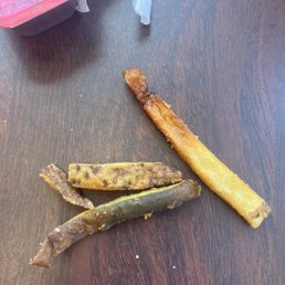 got handed potato peels...