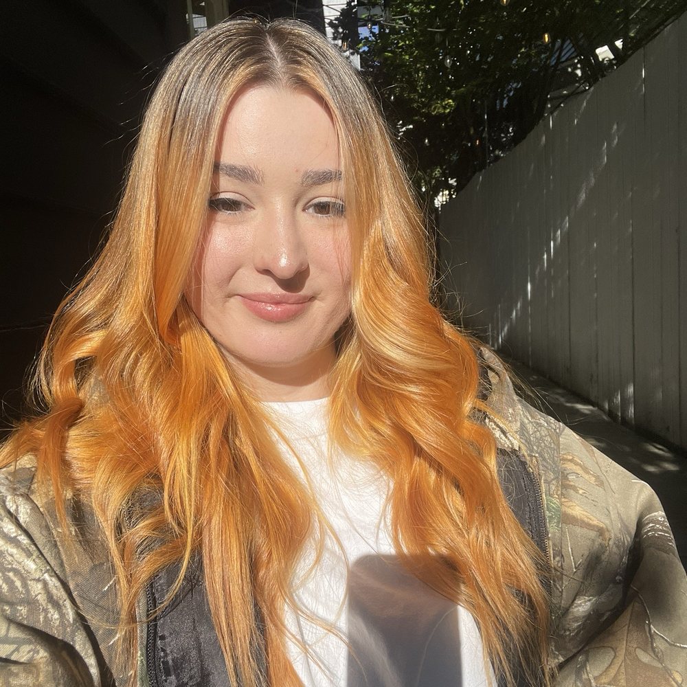 Katie Red Hair - Tangerine baby - Hair Extensions Near Me - Seattle, Washington Katie Red Hair - Tangerine baby - Hair Extensions Near Me - Seattle, Washington