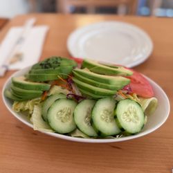 Midori 5 - cucumber avocado salad