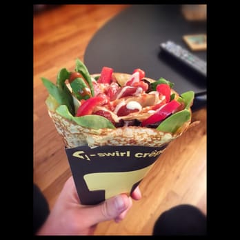 T-Swirl Crepe - Okinawa hot dog crepe - Creperies Near Me - Flushing, New York