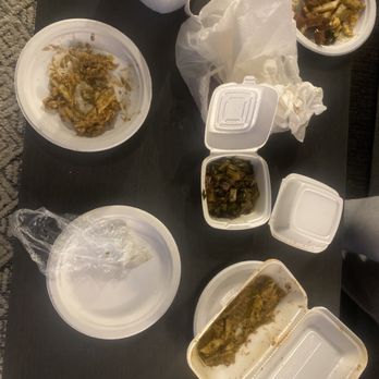 Hungry Mama's - a variety of food items on a table - Soul Food Near Me - Chicago, Illinois