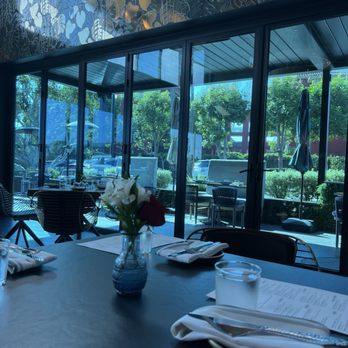 BoujieMana - Inside view out to the patio seating - Mediterranean Near Me - San Diego, California BoujieMana - Inside view out to the patio seating - Mediterranean Near Me - San Diego, California