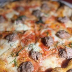 Flora's Field Kitchen - Fennel sausage pizza