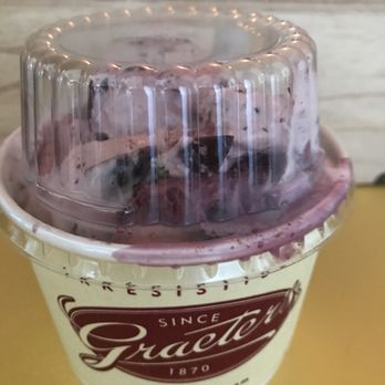 Graeter's Ice Cream - Double scoop of Black Raspberry and Black Cherry Chocolate Chip - Ice Cream & Frozen Yogurt Near Me - New Albany, Indiana Graeter's Ice Cream - Double scoop of Black Raspberry and Black Cherry Chocolate Chip - Ice Cream & Frozen Yogurt Near Me - New Albany, Indiana