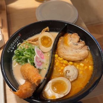 Kyuramen - Yin-yang bowl - Ramen Near Me - Shenandoah, Texas Kyuramen - Yin-yang bowl - Ramen Near Me - Shenandoah, Texas