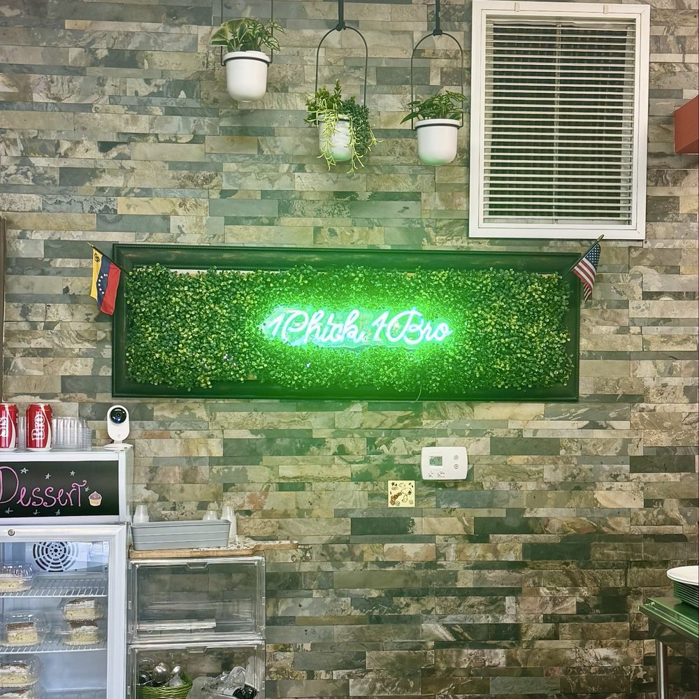 Behind the counter.