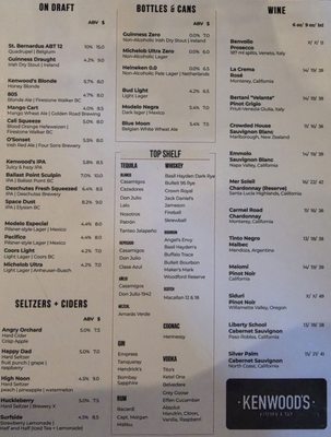 Menu photo 4 Kenwood's Kitchen & Tap Costa Mesa, CA Menu photo 4 Kenwood's Kitchen & Tap Costa Mesa, CA