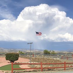 Quail Ridge RV Park - QRRV view of a storm coming at us. USA  is perfectly situated for a spectacular view.