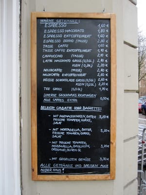 Menu photo 2 Wie in Italien Berlin, BE Menu photo 2 Wie in Italien Berlin, BE