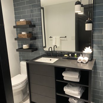 Wave Resort - bathroom in my room - Resorts Near Me - Long Branch, New Jersey
