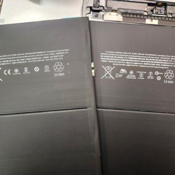 Eagle River Electronics - Battery replacement comparison on an Apple iPad. - Electronics Repair Near Me - Anchorage, Alaska