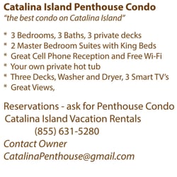 The Catalina Penthouse - Catalina Island Penthouse Condo