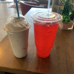 Bear Nutrition - White chocolate peanut butter shake. Sour patch energy drink