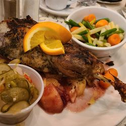 Reflections On Deep Lake - Duck special with vegetables