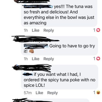 Hokkaido Ramen & sushi - More FB comments about loving the food! - Ramen Near Me - Fort Worth, Texas