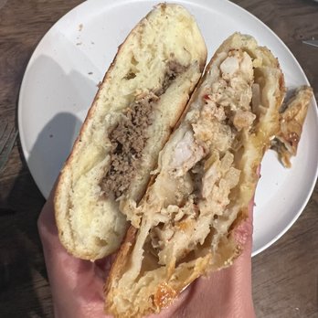 Jibek Jolu - Inside the pirojki and samsy - Russian Near Me - Naperville, Illinois