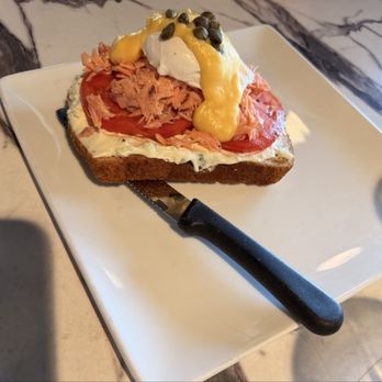 The Block Food + Drink - Rogers - Smoked Honey Salmon Toast - American Near Me - Rogers, Minnesota The Block Food + Drink - Rogers - Smoked Honey Salmon Toast - American Near Me - Rogers, Minnesota