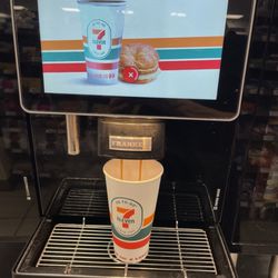 7-Eleven - Fancy schmancy Single cup brew coffee machine. Always fresh
