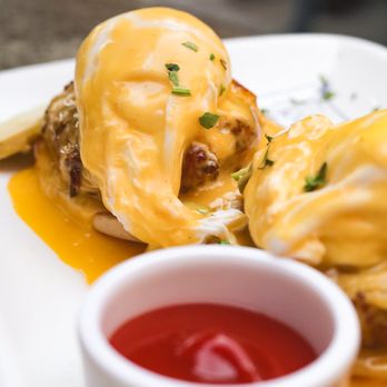 Fig Tree Cafe - House Made Lobster & Blue Crab Cakes Bennie Food IG: @nomswithsabs - Breakfast & Brunch Near Me - San Diego, California