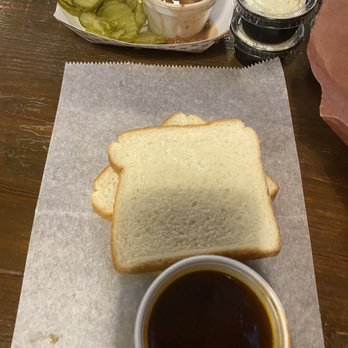 Cooper's Old Time Pit Bar-B-Que - Free add items: bread, hot bbq sauce, pickles, Pinto Beans - Barbeque Near Me - Austin, Texas Cooper's Old Time Pit Bar-B-Que - Free add items: bread, hot bbq sauce, pickles, Pinto Beans - Barbeque Near Me - Austin, Texas