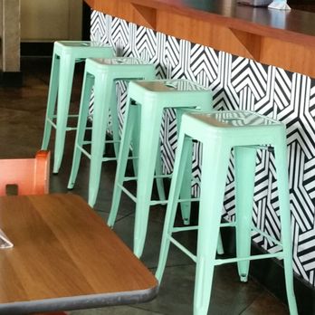 Taco Bar - Fun decor with pops of color and patterns. - Mexican Near Me - Clearwater, Florida Taco Bar - Fun decor with pops of color and patterns. - Mexican Near Me - Clearwater, Florida