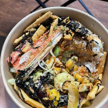 Taichi Bubble Tea - Poke Bowl - 1 protein - Bubble Tea Near Me - Frederick, Maryland
