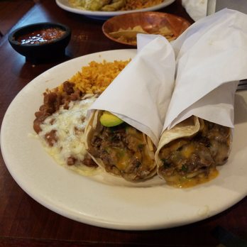 La Adelita - Tacos Supremos. Cheesy and delicious! I think the tortillas are hand made. Steak was perfect and the sliced avocado was great. MUST order. - Mexican Near Me - Monrovia, California