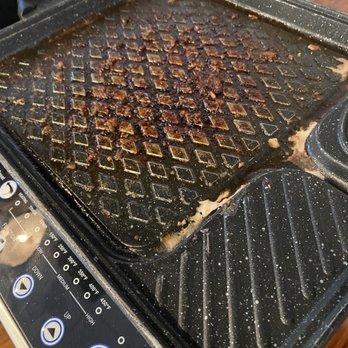 Buldaegi BBQ House - Our rectangular "grill" pan. - Korean Near Me - Cary, North Carolina Buldaegi BBQ House - Our rectangular "grill" pan. - Korean Near Me - Cary, North Carolina
