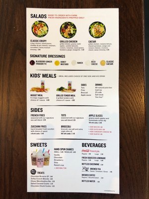 Menu photo 4 PDQ Chicken Deerfield Beach, FL
