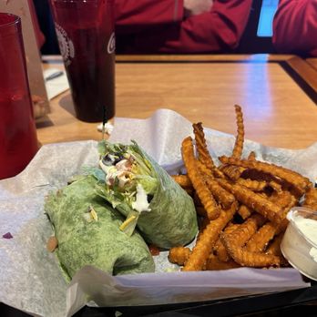 Legends Pub & Grill Southtown - VEGGIE WRAP & Sweet potato fries - Pubs Near Me - Sandy, Utah