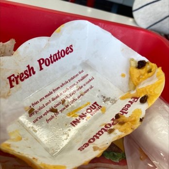 In-N-Out Burger - I came here and the fries were empty. Let me clarify, I went to the bathroom and my fries were gone. 10/10 - Burgers Near Me - Rohnert Park, California In-N-Out Burger - I came here and the fries were empty. Let me clarify, I went to the bathroom and my fries were gone. 10/10 - Burgers Near Me - Rohnert Park, California