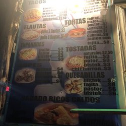 Taqueria San Sabor - Menu