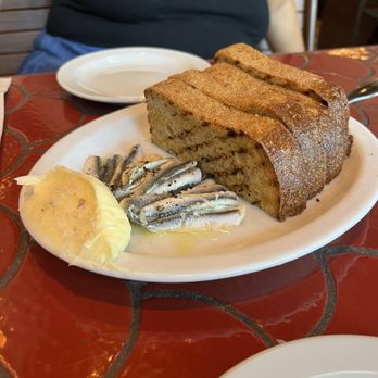 Found Oyster - Bread and butter with anchovies - Seafood Near Me - Los Angeles, California Found Oyster - Bread and butter with anchovies - Seafood Near Me - Los Angeles, California