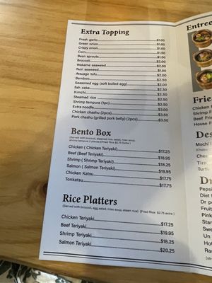 Menu photo 5 Mr Pan Ramen House Summerville, SC