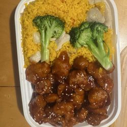 China House - Sesame Chicken with Chicken Fried Rice