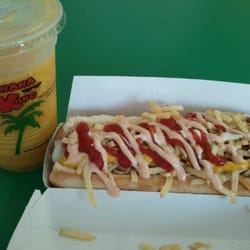 Banana King - Colombian hot dog.