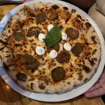 Lupo Marino - Meatball pizza - Pizza Near Me - Washington, DC, District of Columbia