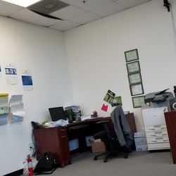 SuperCare Health - Tuesday, February 12, 2017: combined employee office space and patient waiting room.