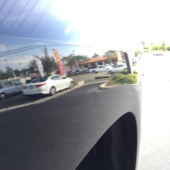 Magic Dent Removal - Before pic: dent actually looks smaller in this pic - Mobile Dent Repair Near Me