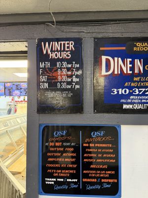 Menu photo 7 Quality Seafood Redondo Beach, CA