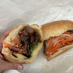 Honey glazed banh mi